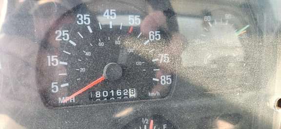 600-16 on 1998 Ford View of the miles.