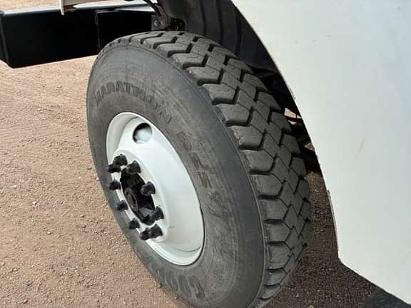 View of the front tire