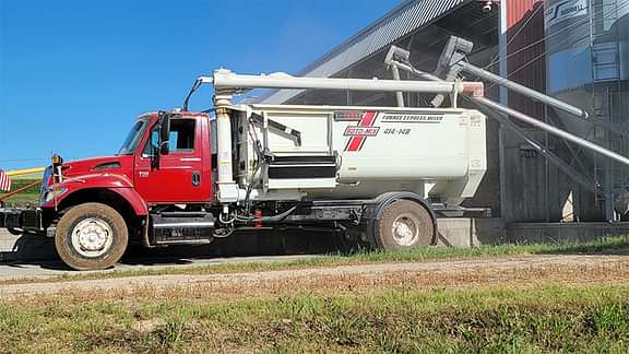 414 truck with the mixer hooked up.