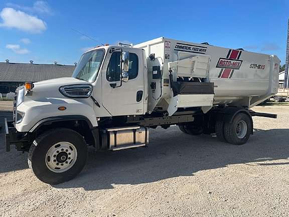 620-16 truck with the mixer in the workplace.